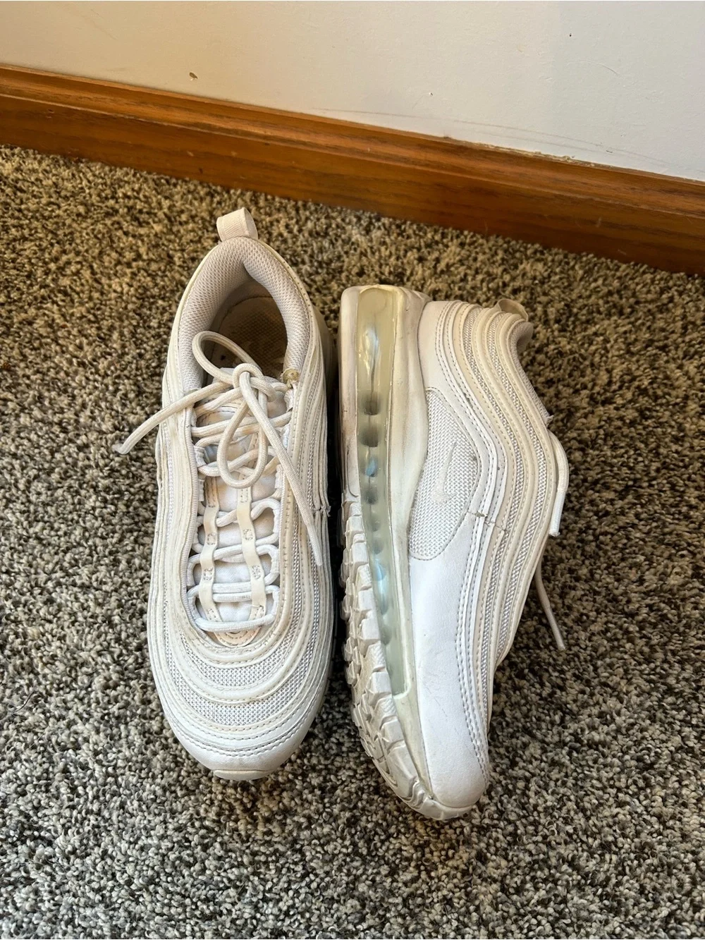 Nike Neutral-Tone Air Max 97 Sneakers in Off-White